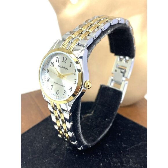 Armitron Women\'s Watch 75-5304TTB Quartz Silver Dial 2-Tone Stainless Steel 26mm main image 11